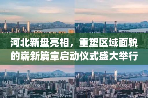 河北新盘亮相，重塑区域面貌的崭新篇章启动仪式盛大举行