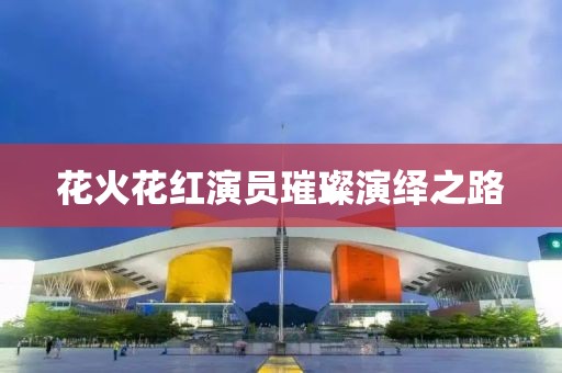花火花红演员璀璨演绎之路