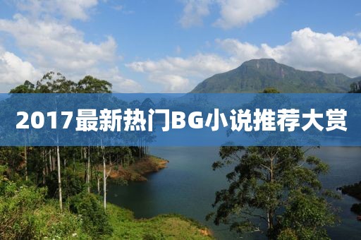 2017最新热门BG小说推荐大赏