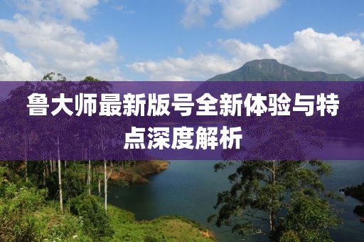 鲁大师最新版号全新体验与特点深度解析