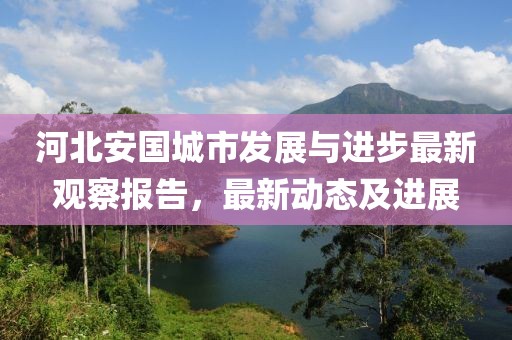 河北安国城市发展与进步最新观察报告，最新动态及进展