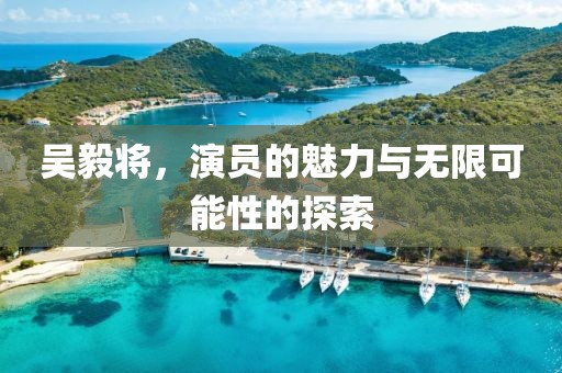 吴毅将，演员的魅力与无限可能性的探索