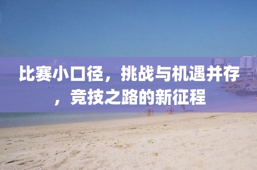 比赛小口径，挑战与机遇并存，竞技之路的新征程