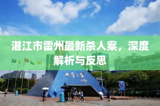 湛江市雷州最新杀人案，深度解析与反思