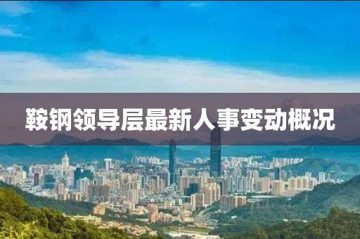 鞍钢领导层最新人事变动概况