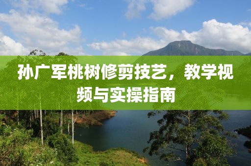 孙广军桃树修剪技艺，教学视频与实操指南