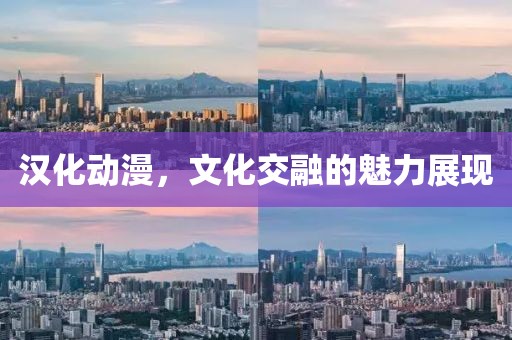 汉化动漫，文化交融的魅力展现