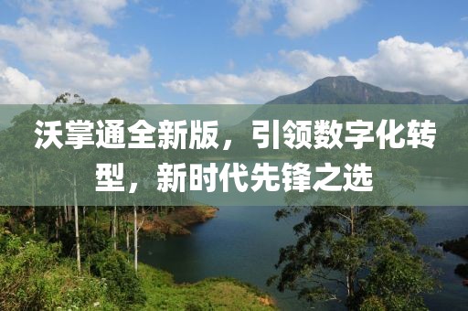 沃掌通全新版，引领数字化转型，新时代先锋之选