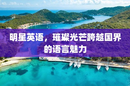明星英语，璀璨光芒跨越国界的语言魅力