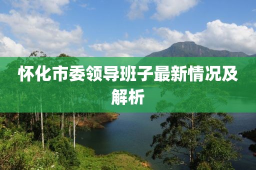 怀化市委领导班子最新情况及解析
