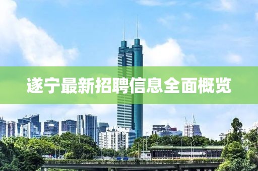 遂宁最新招聘信息全面概览