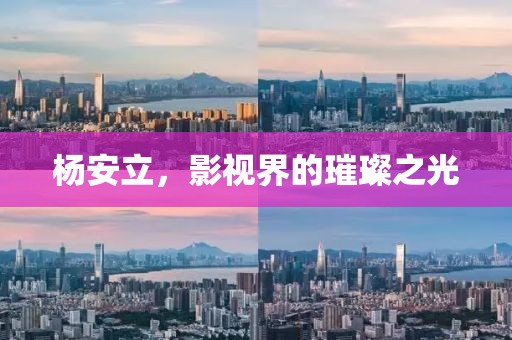 杨安立，影视界的璀璨之光