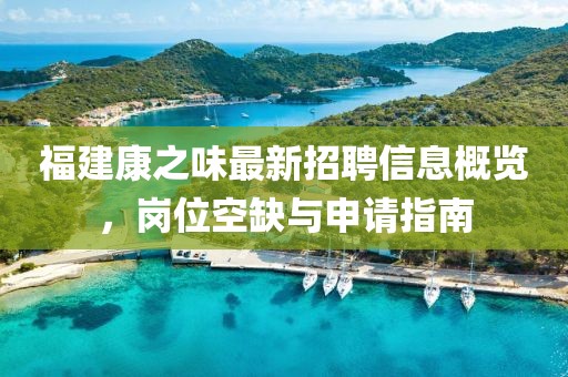 福建康之味最新招聘信息概览，岗位空缺与申请指南