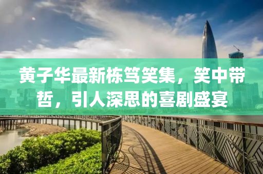 黄子华最新栋笃笑集，笑中带哲，引人深思的喜剧盛宴