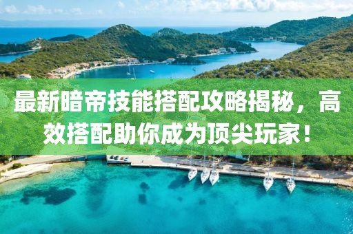 最新暗帝技能搭配攻略揭秘，高效搭配助你成为顶尖玩家！
