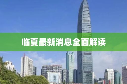临夏最新消息全面解读