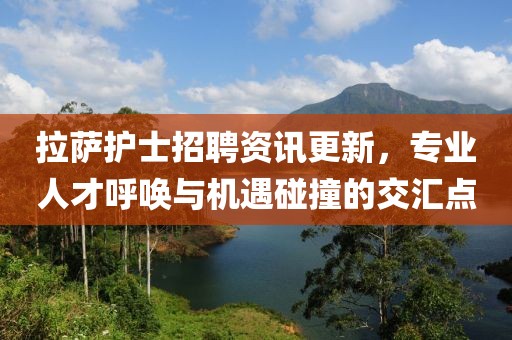 拉萨护士招聘资讯更新，专业人才呼唤与机遇碰撞的交汇点