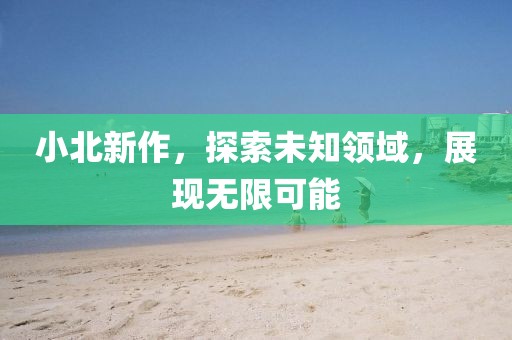 小北新作，探索未知领域，展现无限可能