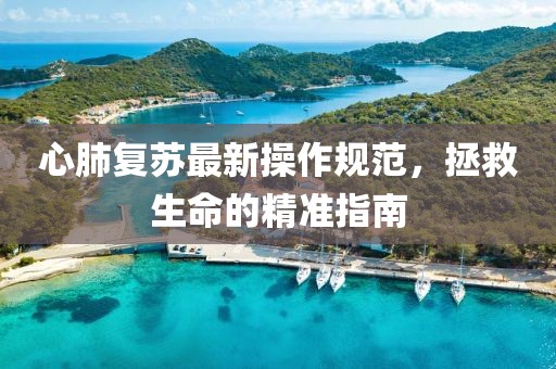 心肺复苏最新操作规范，拯救生命的精准指南