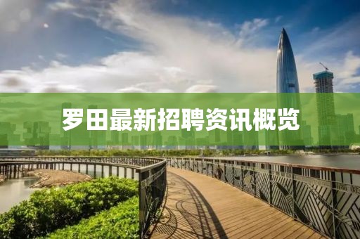罗田最新招聘资讯概览