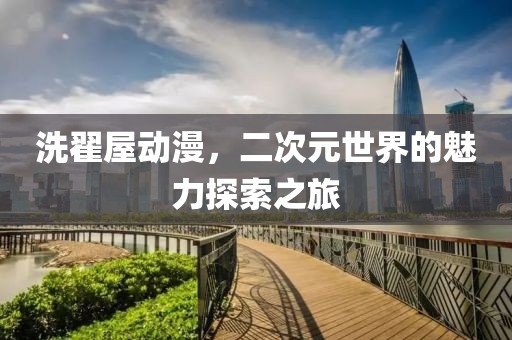 洗翟屋动漫，二次元世界的魅力探索之旅
