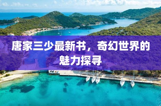 唐家三少最新书，奇幻世界的魅力探寻