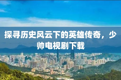 探寻历史风云下的英雄传奇，少帅电视剧下载