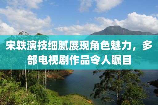 宋轶演技细腻展现角色魅力，多部电视剧作品令人瞩目