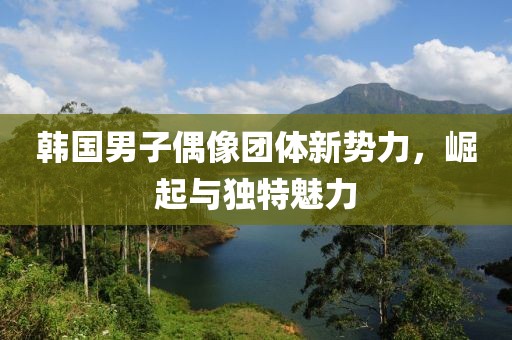 韩国男子偶像团体新势力，崛起与独特魅力