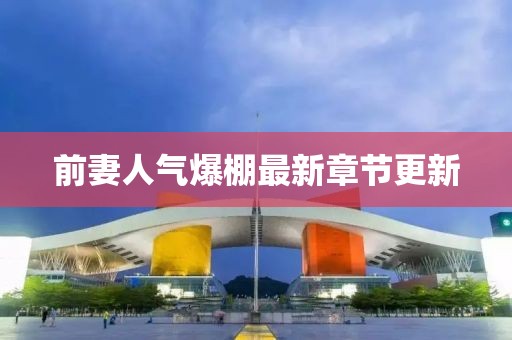 前妻人气爆棚最新章节更新
