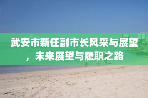 武安市新任副市长风采与展望，未来展望与履职之路
