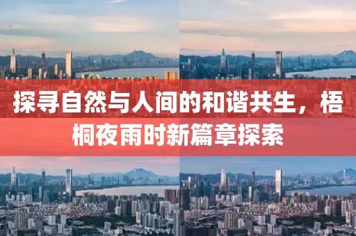 探寻自然与人间的和谐共生，梧桐夜雨时新篇章探索