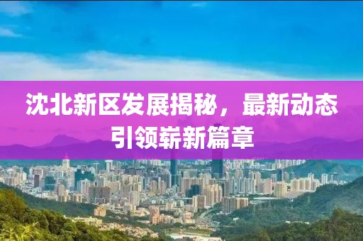 沈北新区发展揭秘，最新动态引领崭新篇章