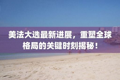 美法大选最新进展，重塑全球格局的关键时刻揭秘！