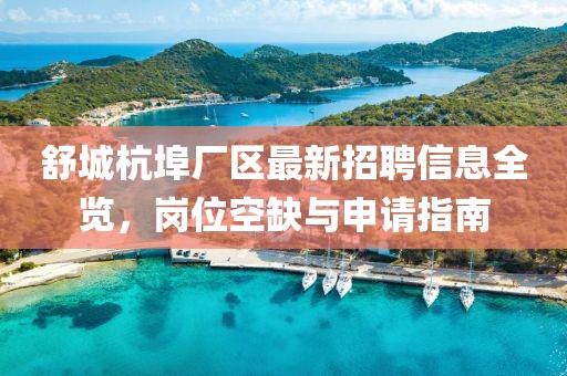 舒城杭埠厂区最新招聘信息全览，岗位空缺与申请指南