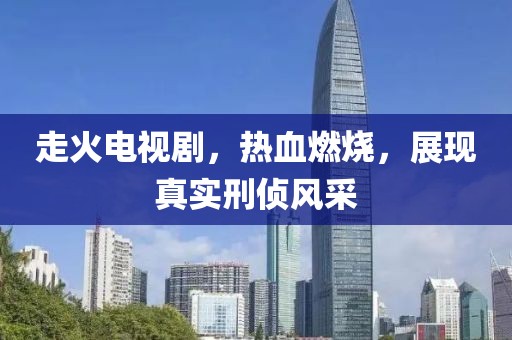 走火电视剧，热血燃烧，展现真实刑侦风采