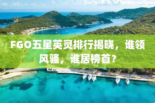 FGO五星英灵排行揭晓，谁领风骚，谁居榜首？