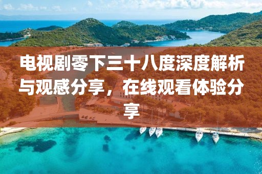 电视剧零下三十八度深度解析与观感分享，在线观看体验分享