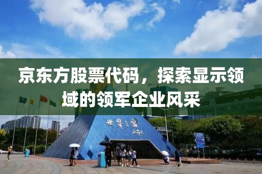 京东方股票代码，探索显示领域的领军企业风采