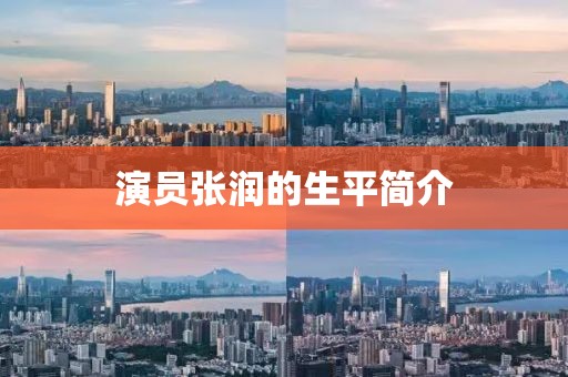演员张润的生平简介