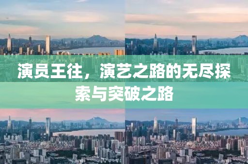 演员王往，演艺之路的无尽探索与突破之路