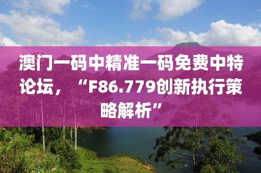 澳门一码中精准一码免费中特论坛，“F86.779创新执行策略解析”