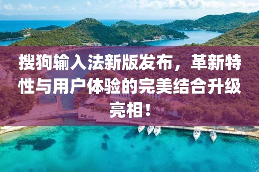 搜狗输入法新版发布，革新特性与用户体验的完美结合升级亮相！