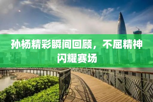 孙杨精彩瞬间回顾，不屈精神闪耀赛场