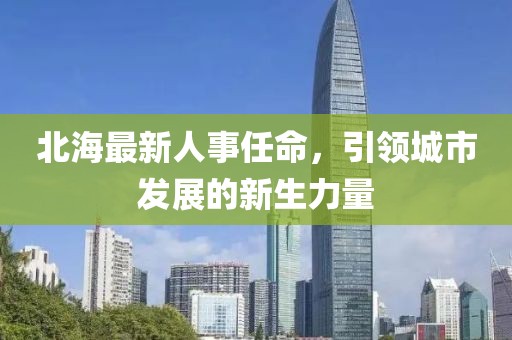 北海最新人事任命，引领城市发展的新生力量