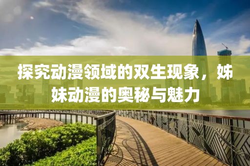 探究动漫领域的双生现象，姊妹动漫的奥秘与魅力
