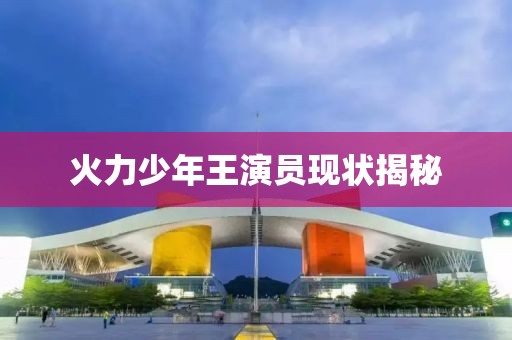 火力少年王演员现状揭秘
