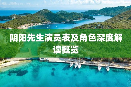阴阳先生演员表及角色深度解读概览
