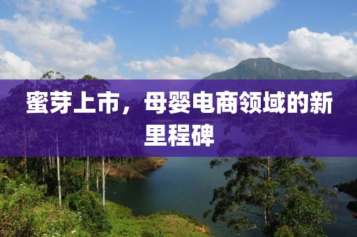 蜜芽上市，母婴电商领域的新里程碑