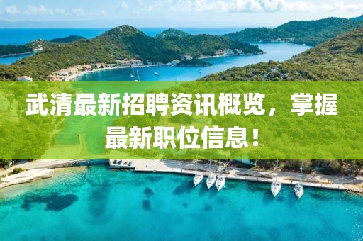 武清最新招聘资讯概览，掌握最新职位信息！